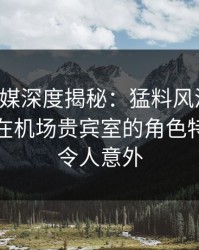 蜜桃传媒深度揭秘：猛料风波背后，主持人在机场贵宾室的角色特别猛烈令人意外